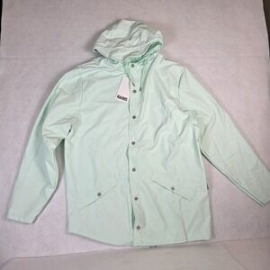 RAINS Jacket 12010 Size XL Mineral Waterproof PU Rain Coat NWT  Unisex